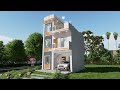 dui aana ma baneko yo 60 lakh ko ghar 3d exterior design 20x22 floor plan nireck homes