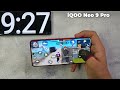 iqoo neo 9 pro free fire test with fps meter 🔥