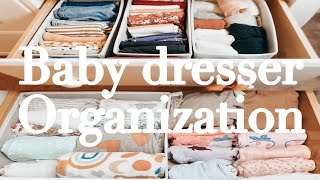 Baby Dresser Organization l \u0026 KonMari Method