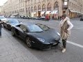 Franck Ribery - Lamborghini Aventador LP700-4 INSANE REVs and Acceralations