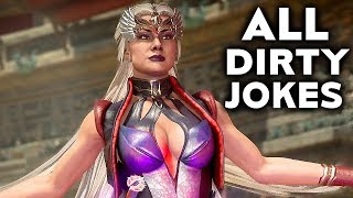 MORTAL KOMBAT 11 Sindel Dirty Jokes Intros Dialogue Character Banter MK11