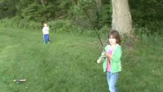 Zoe and Owen Catching Tons of Fish