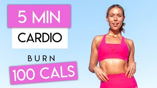 5 Minute Fat Burner 💪💕 Ultimate No Equipment Cardio Workout