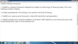 Selenium Tutorial 27: Introduction to TestNG Framework