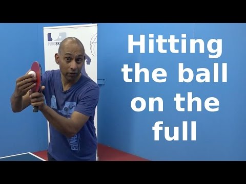Can a player return the ball before it bounces on their court?