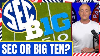 Josh Pate On SEC vs Big Ten - Better Conference In 2024?