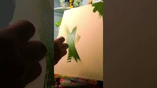 CREATING A SATISFYING TRANQUIL ABSTRACT PAINTING! |#shorts