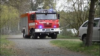 Cvičení složek IZS - požár objektu - Stříbrný rybník