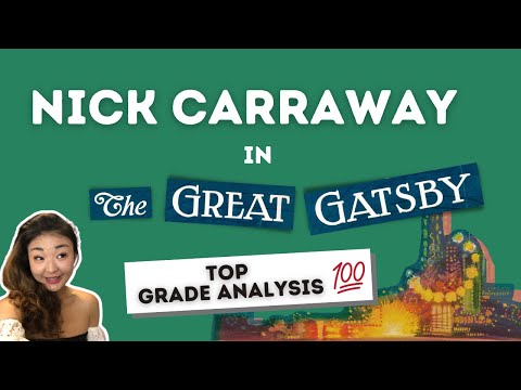 How does Nick describe Gatsby?