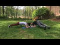 partner lateral shuffle plank