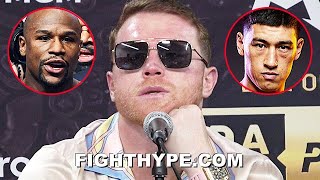 CANELO COMPARES MAYWEATHER & BIVOL LOSSES; BRUTALLY HONEST ON WHICH ONE HURT MORE