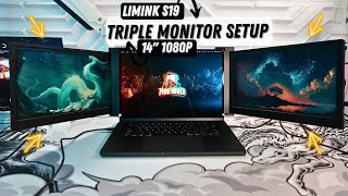 LIMINK S19 Portable Triple Monitor : Best Accessory for your 16\