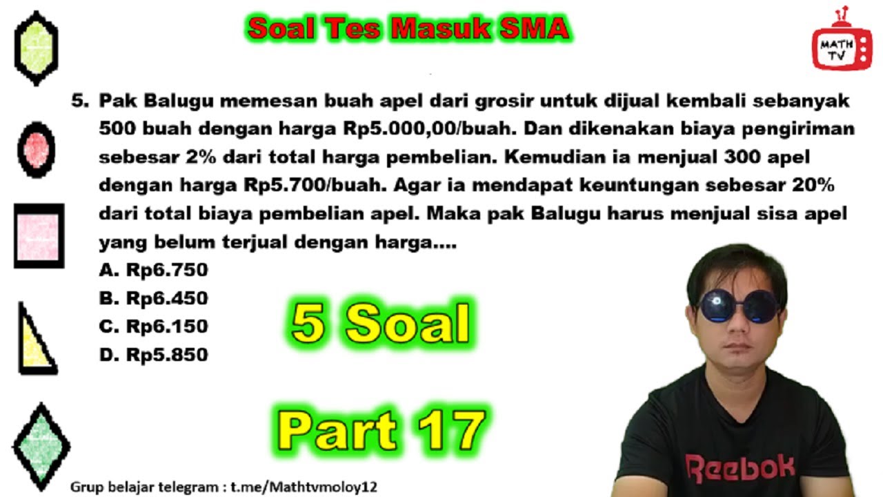 Soal Tes Masuk Sma Ipa | LEMBAR EDU