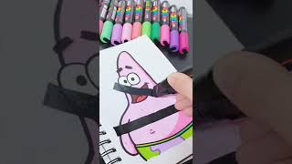 #dibujosfaciles como dibujar a Patricio estrella