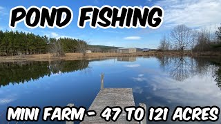 Fishing Pond - Large Creek - Pasture Land 47 to 120 Acres Alabama Land