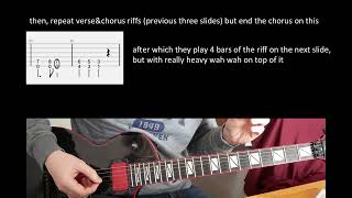 Slayer God Send Death rhythm guitar lesson