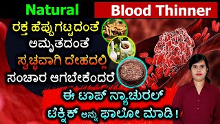 Natural Blood Thinning Foods and Top Blood Purifier Tips for Good Blood Circulation