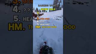 Ranking Worst Skiing Fails