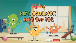 Kopf, Schulter, Knie and Fuß | Monster Mash | German Poem For Children | Kids Poem | Toffee TV