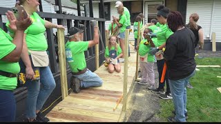 Volunteer group builds accessibility ramps