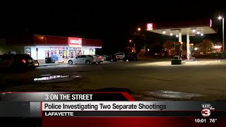 Lafayette Police investigating two separate shootings