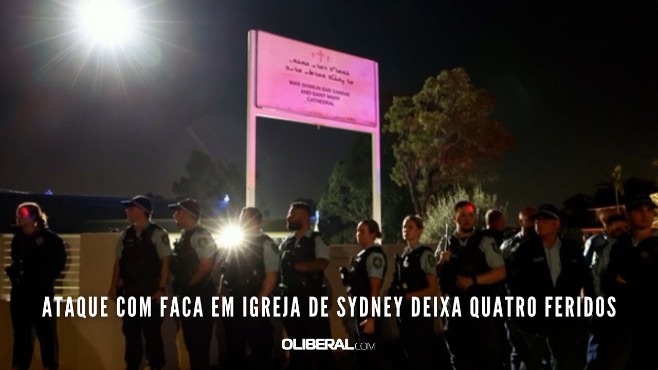 Ataque Com Faca Em Igreja De Sydney Deixa Quatro Feridos - YouTube