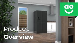 Hisense American Fridge Freezer RQ758N4SWF1 Product Overview | ao.com