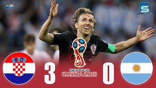 《مهزلة كروية》💥 ملخص مباراة كرواتيا 3-0 الأرجنتين | كأس العالم 2018 | تعليق رؤوف خليف 🎤 | FHD