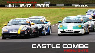 2016 BRSCC Porsche Championship - Castle Combe Rnd 9 \u0026 10