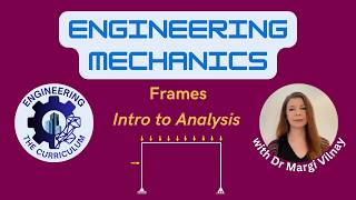 Engineering Mechanics | Frames Lecture 1 | Introduction to Rigid Frame Analysis | Worked Example