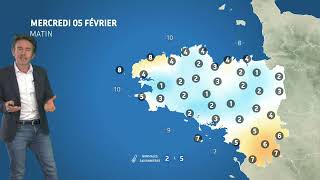 Bulletin météo pour le mercredi 5 février 2025