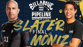 Kelly Slater vs Seth Moniz FINAL - FULL HEAT REPLAY Billabong Pro Pipeline