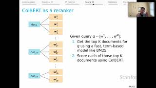 Stanford XCS224U: NLU I Information Retrieval, Part 4: Neural IR I Spring 2023