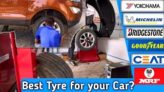 Cars में किस Company के Tyres डालने चाहिए🤔| Best Car Tyres for Indian Roads