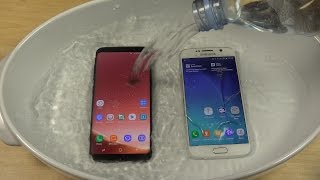 Samsung Galaxy S8 vs. Samsung Galaxy S6 - Water Test! Which Is Best? Samsung Galaxy S8 vs. Samsung Galaxy S6 - Water Test! Which Is Best?