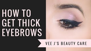 Top 3 Tips To Improve Eyebrow Growth / புருவம் அடர்த்தியாக வளர