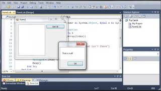 Visual Basic Tutorial 136 Finally Statement