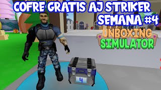 CÓMO CONSEGUIR CUARTO COFRE de AJ STRIKER #4 en UNBOXING SIMULATOR | EVENTO METAVERSE CHAMPIONS