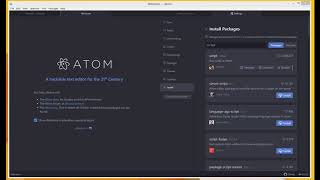 Developing a Python Modern GUI App (Part I)-Setting Up Atom
