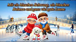 Guten Morgen ☕ mit Schwung, Balance 🎿 und guter Laune 🤩 auf die Eisbahn 🎿 liebe Donnerstag Grüße ❄️