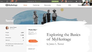 Exploring the Basics of MyHeritage - James Tanner (15 September 2021)