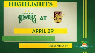 Highlights | Tampa Bay Rowdies at Detroit City FC | 4.29.23