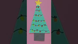 Easy Christmas Tree | Christmas Craft Ideas #ytshorts #shorts #diy #trending #chritmascraft #paper