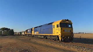 Hopetoun Grain Train with BL32 \u0026 XR558