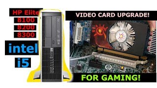 Video Card Upgrade HP Elite 8100, 8200, 8300 Small Form Factor Desktop, best GPU A2000