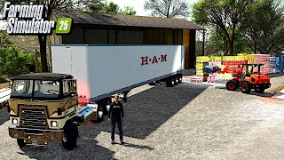 Selling EVERYTHING for our Warehouse to Payback our $200,000 Visa | Farming Simulator 25