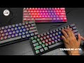 รีวิว tsunami mk61 blue red borwn switch tkl 61keys mechanicalkeyboard by hwrally