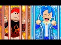 ROBLOX Brookhaven 🏡RP - FUNNY MOMENTS: Fire Peter and ICE Family