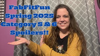 FabFitFun Spring 2025 Categories 5 \u0026 6 spoilers!!