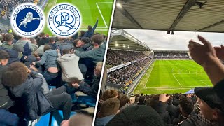 INSANE ATMOSPHERE AT THE DEN as FANS GO CRAZY! | Millwall Vs QPR *VLOG*